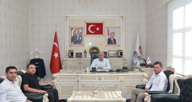 Kelkit TSO Başkanı Mustafa Servet Daltaban, Aziz NAS' ı makamında ziyaret etti.