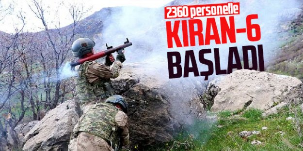 Kıran-6 operasyonu başladı!