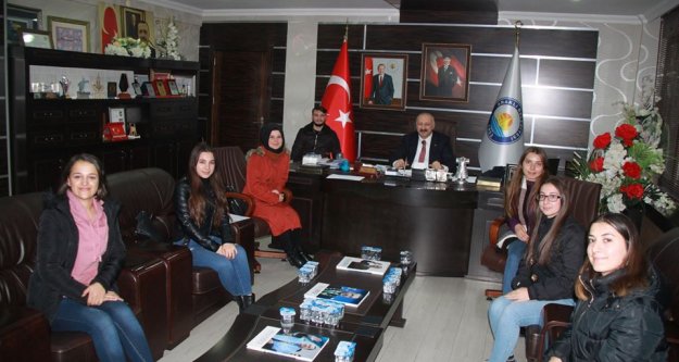 KTÜ Araklı'dan Başkan Çebi'ye Ziyaret