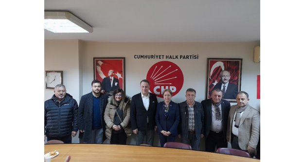 Mehmet Murat Çalık, CHP Trabzon İl Başkanlığı'nı ziyaret etti