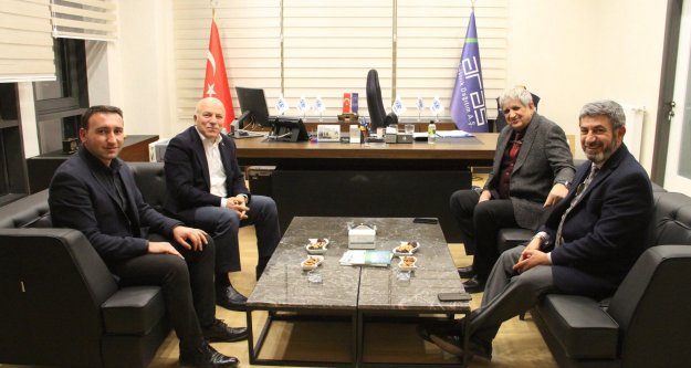 Mehmet Sekmen, Aras EDAŞ Genel Müdürü Fikret AKBAŞ'ı ziyaret etti