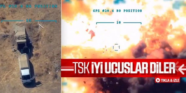 Mühimmat ikmali yapan teröristler havaya uçtu