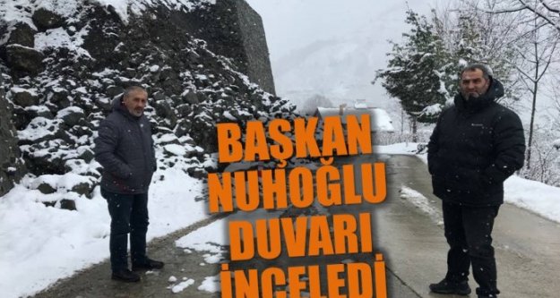 Mümin Nuhoğlu: 'İSTİNAT DUVARI YENİDEN İNŞA EDİLECEK”
