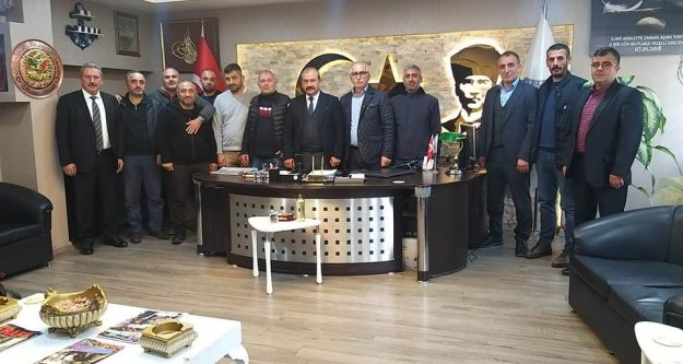 Ömer Hakan Usta, Çatak Atakent Dolmuş Durağı üyeleri ile bir araya geldi