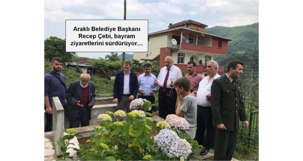 Recep Çebi, bayram ziyaretlerini sürdürüyor…