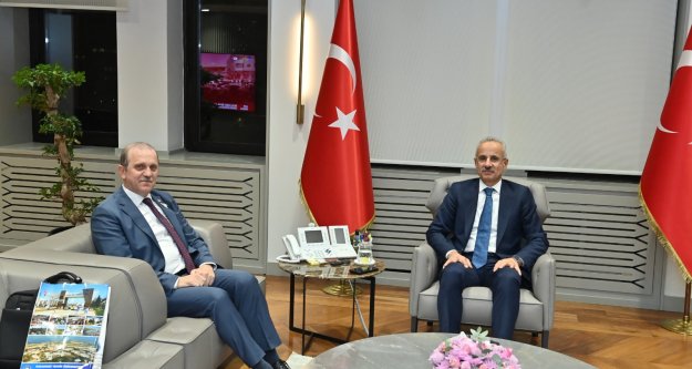 Rektör Prof. Dr. Hamdullah Çuvalcı, Bakan Abdulkadir Uraloğlu'nu KTÜ'ye davet etti