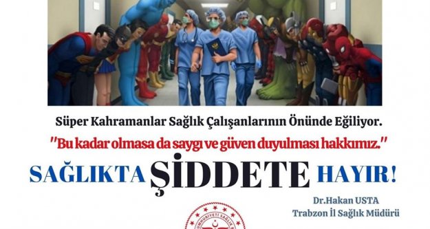 Sağlık çalışanlarına yönelik şiddete hayır!