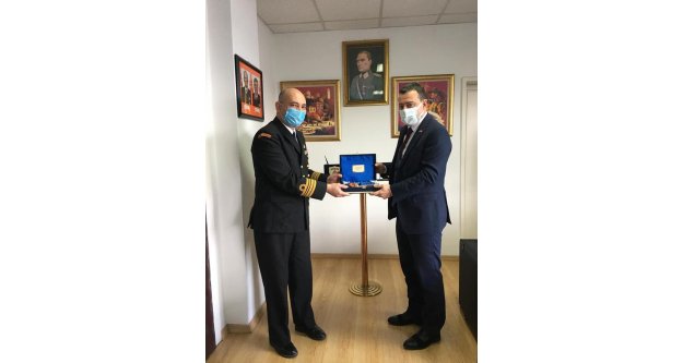 Sahil Güvenlik Doğu Karadeniz Grup Komutanı'na ziyaret...