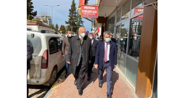 Sezgin Mumcu Araklı'da incelemelerde bulundu