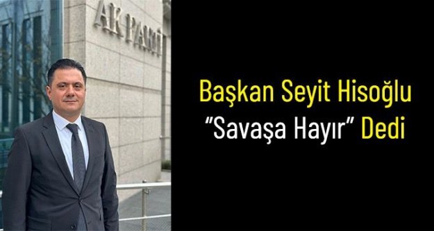 Sorunların çözümü füze saldırılarında değil, adil, akılcı ve samimi bir müzakere zeminindedir.