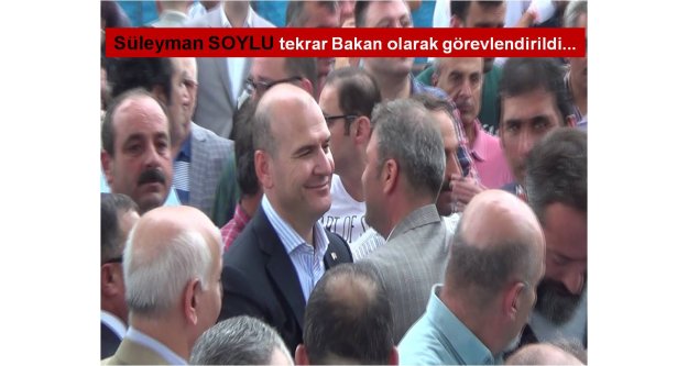 Süleyman Soylu tekrar Bakan olarak görevlendirildi...