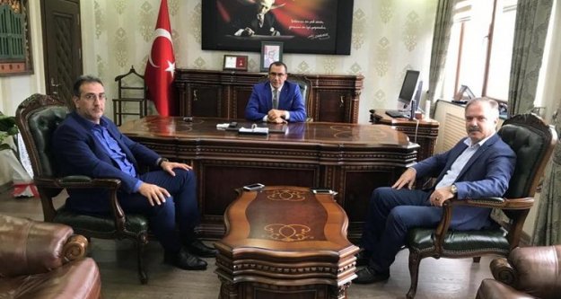 Sürmene Kaymakamı Ahmet Gazi KAYA'ya hayırlı olsun ziyareti...