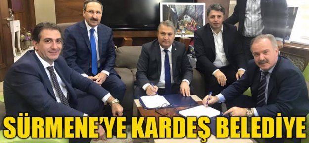 Sürmene'ye Kardeş Belediye