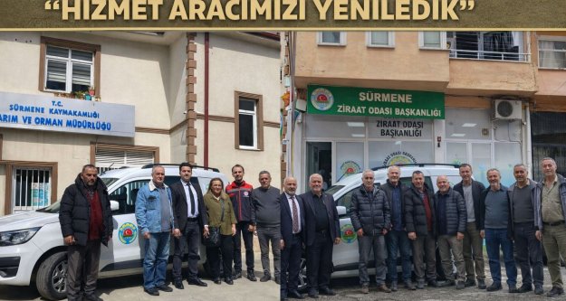 Sürmene Ziraat Odası Başkanı Ekrem Yılmaz: 'Hizmet Aracımızı Yeniledik”