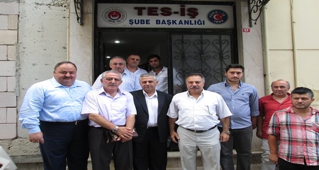 (Tes-İş) Trabzon Şube Başkanlığında bugün bayramlaşma heyecanı yaşandı