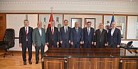 CUMHURBAŞKANI YARDIMCISI YILMAZ BÜYÜKŞEHİR’İ ZİYARET ETTİ