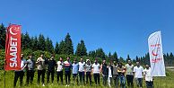 GENÇ SAADET TRABZON, HIDIRNEBİ YAYLASINDA KAMP KURDU