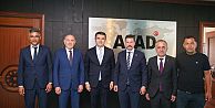 Halil Çetin ve beraberindeki heyet AFAD Başkanı Okay MEMİŞ'i ziyaret etti