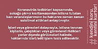 Trabzon Valisi Ustaoğlu, sokağa çıkma yasağıyla ilgili suistimaller olduğunu açıkladı.