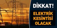Araklı'da onlarca mahallede elektrikler kesilecek!
