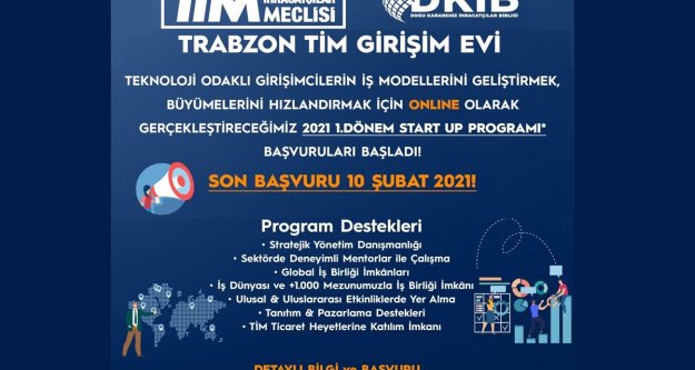 TİM Girişim Evi'ne Başvurun, Kalıcı ve Güçlü Teknoloji Firmasına Dönüşün!