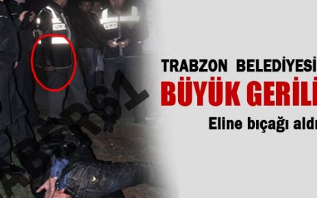 Trabzon Belediyesi önünde büyük gerilim!