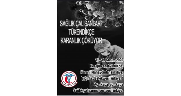 Trabzon Tabip Odası,  vatandaşları duyarlılığa çağırdı.