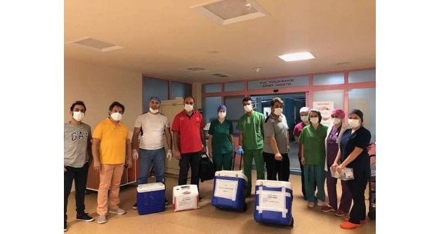 Trabzon'da beyin ölümü gerçekleşen hasta 4 kişiye umut oldu.