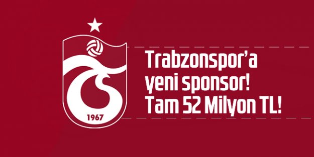Trabzonspor'a dev sponsor desteği.