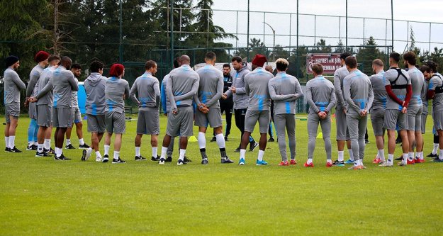 Trabzonspor da kuvvet çalışmaları gerçekleştirildi.