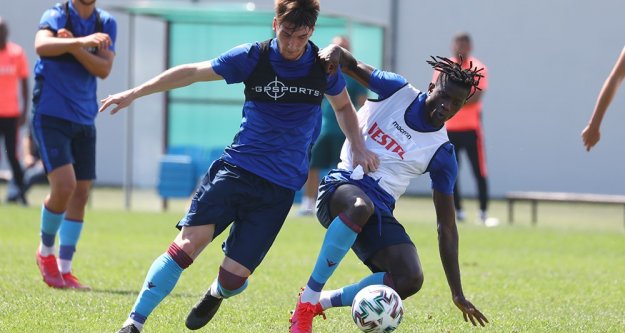 Trabzonspor'da yeni sezon hazırlıklarına devam ediyor.