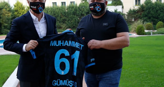Trabzonspor'dan  Trabzonlu İş insanı Muhammet Gümüştaş'a teşekkür.
