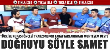 Trabzonspor taraftarlarından muhteşem beste