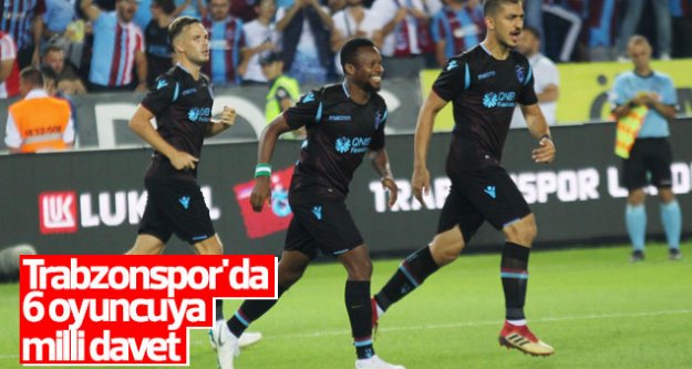 Trabzonspor'un 6 yabancı oyuncusuna milli davet geldi.