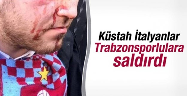 Trabzonsporlu taraftar yaralandı
