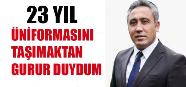 Turgay Kesler: '23 yıl üniformasını giymekten şeref duyduğum Polis teşkilatımızın Polis Haftası'nı kutluyorum.”