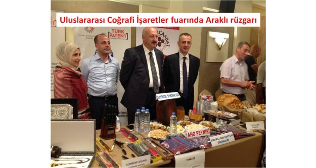 Uluslararası Coğrafi İşaretler fuarında Araklı rüzgarı...