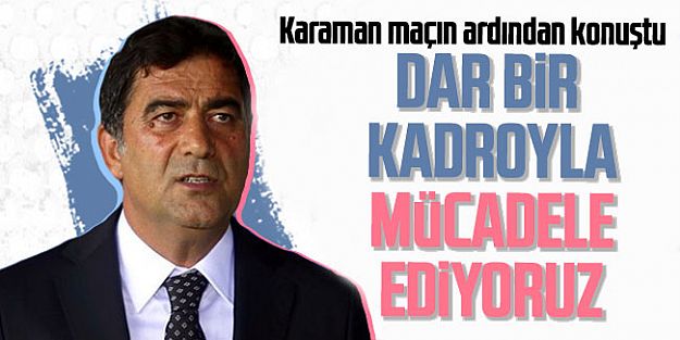 Ünal Karaman, açıklamalarda bulundu.