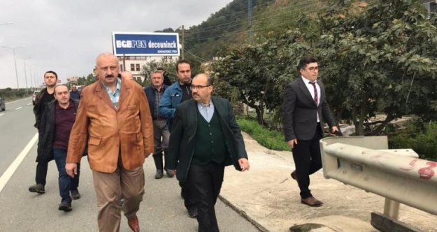 Vali Ustaoğlu Afet Bölgesinde İncelemelerde Bulundu