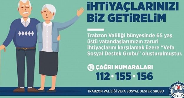 Vefa Sosyal Destek Grubu Faaliyete devam ediyor...