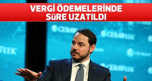Vergi ödemelerinde süre uzatıldı...