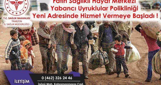 YABANCI UYRUKLULAR POLİKLİNİĞİ FAALİYETİNE DEVAM EDİYOR.