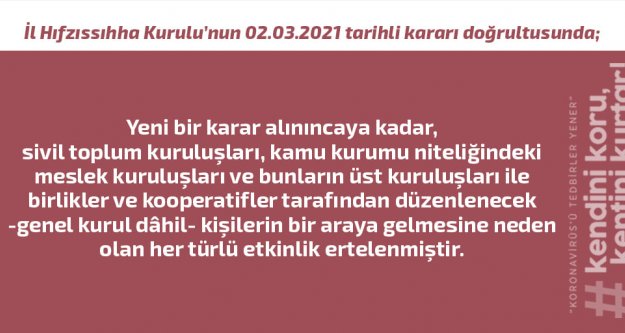 Yeni Kontrollü Normalleşme Sürecine dair temel usul ve esaslar...