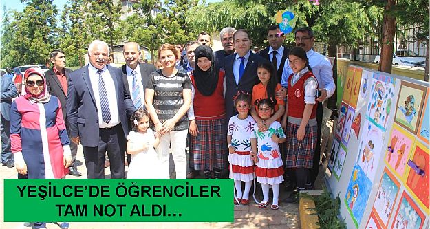 YEŞİLCE'DE ÖĞRENCİLER TAM NOT ALDI…