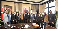 TTSO heyetinden Araklı Belediye Başkanı Çebi'ye hayırlı olsun ziyareti