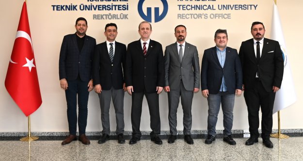Trabzon Makina Mühendisleri Odası Başkanı KTÜ'yü Ziyaret Etti